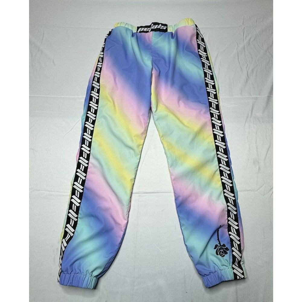 Petals By Petals and Peacocks Women's Multicolor Skate Jogger Track Pants - Sz S